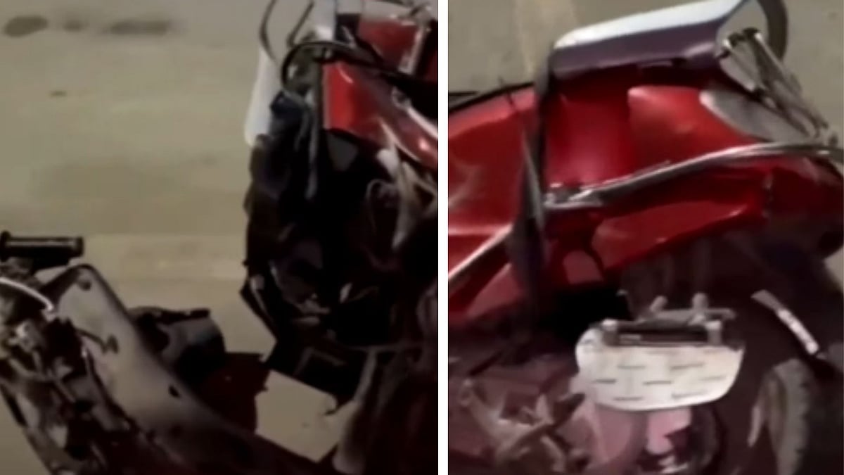 Indore News: Speeding Car Rams Into Scooter In Vijay Nagar, Drags Rider For 100 Metres—VIDEO