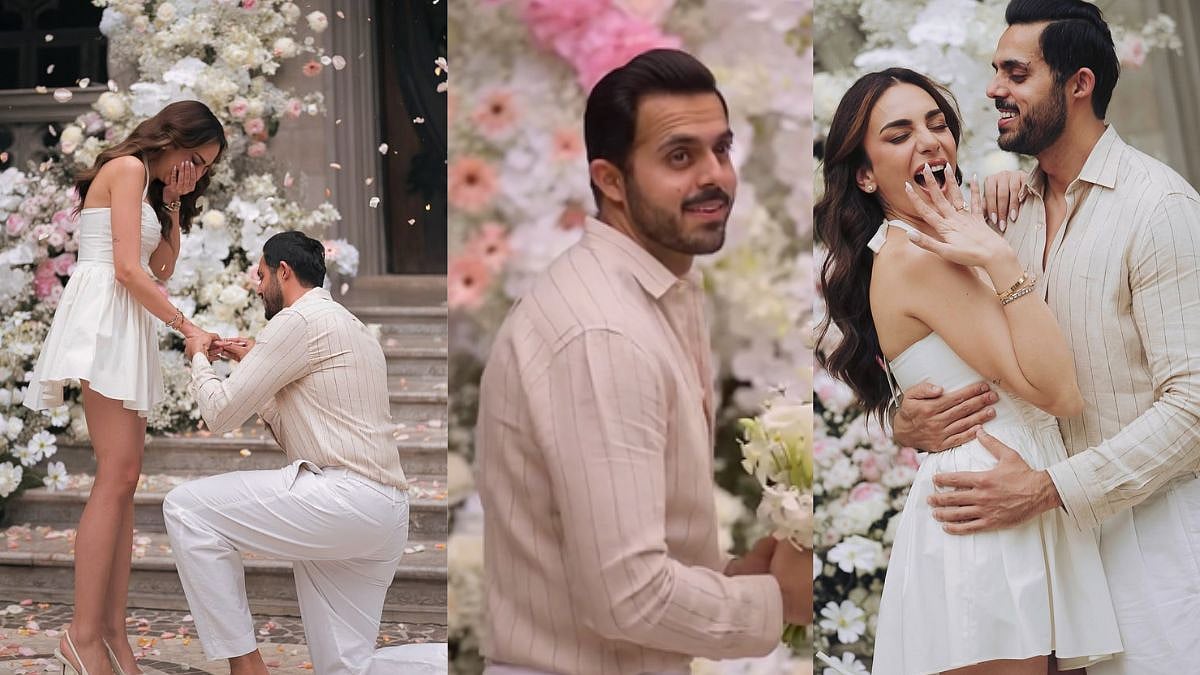 Bigg Boss 10 Fame Nitibha Kaul Gets Engaged; Finally Reveals Fiance Jags Bagh's Face In Dreamy...