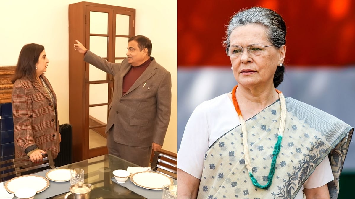 Farah Khan Asks Nitin Gadkari If He & Sonia Gandhi Ever Shared 'Sugar' As Neighbours In Delhi, Minister's Reaction Is Unmissable