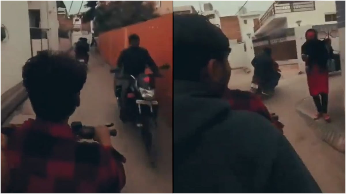 Miscreants Harass Coaching Girl Students, Spark Panic With Bike Rally In UP's Mainpuri | Viral VIDEO