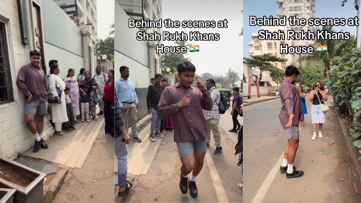 WATCH: Man Flaunts Sensational Moves As He Dances To 'Chammak Challo' Outside Shah Rukh Khan's...