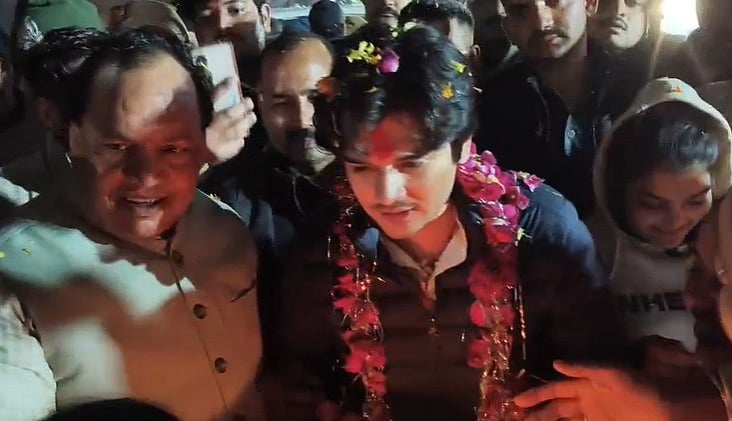 MP News: Union Minister Jyotiraditya's Son Mahanaryaman Scindia Holds First Road Show After Becoming...