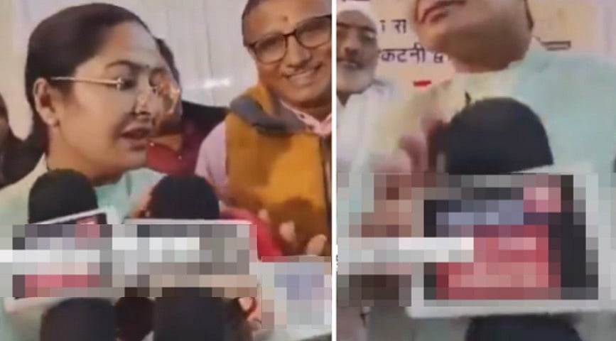 MP News: Minister Pratima Bagri Jerks Mics & Walks Off After Media Questions Indore's Contaminated...