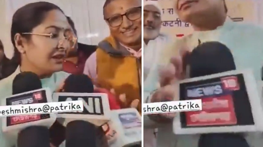 MP News: Minister Pratima Bagri Jerks Mics & Walks Off After Media Questions Indore's Contaminated...
