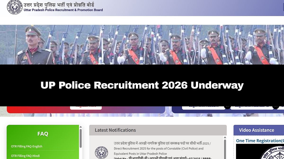 UP Police Recruitment 2026: Registration Process Underway; Check Selection Process, Salary Structure & Other Details Here 