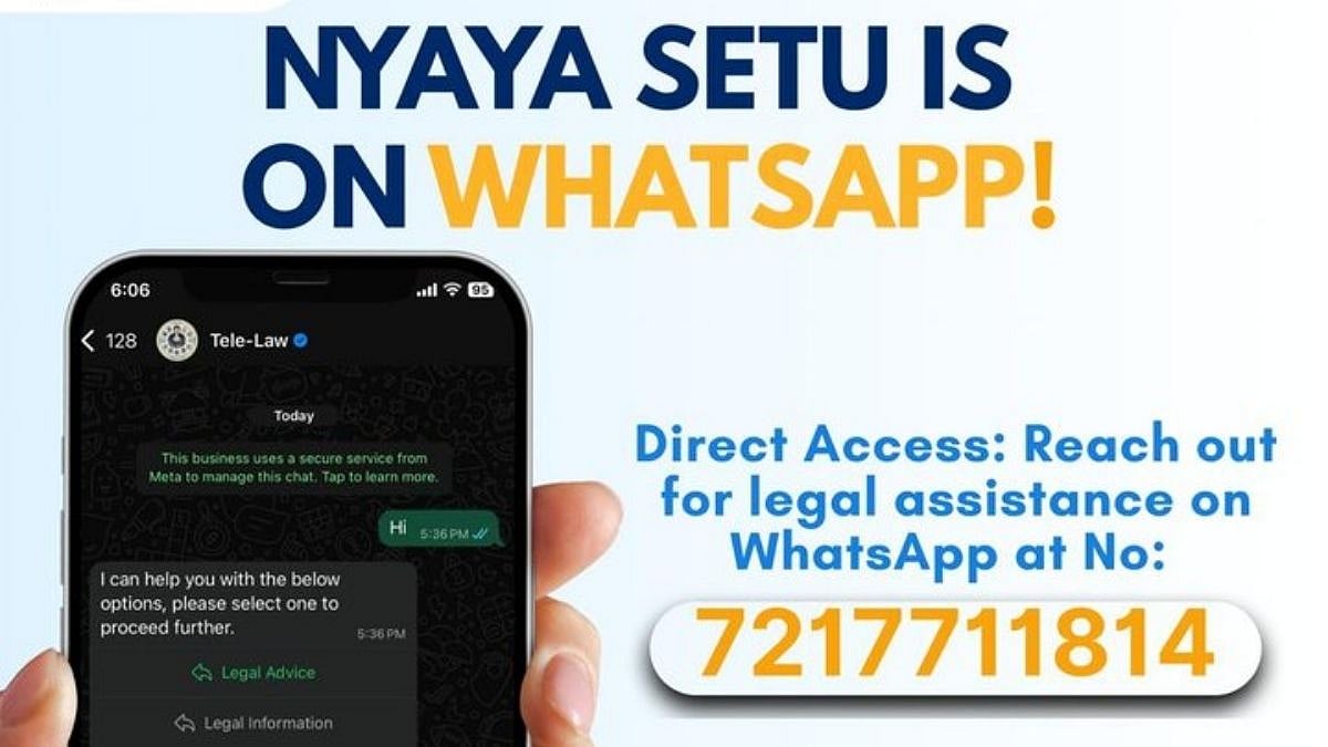 'Nyaya Setu' Launched By Indian Govt 
On WhatsApp: Legal Aid 'Tele-Law' Now A Message Away; Know What It Is & How To Use 