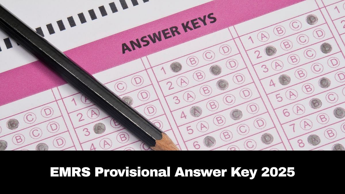 EMRS Provisional Answer Key 2025 Out; Direct Link Here 