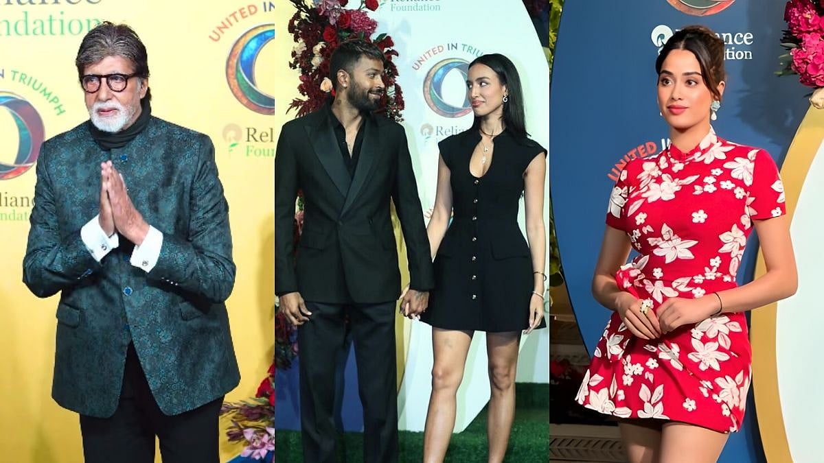 Hardik Pandya-Mahieka Sharma, Amitabh Bachchan, Janhvi Kapoor & Other Bollywood-Cricket Stars Grace...
