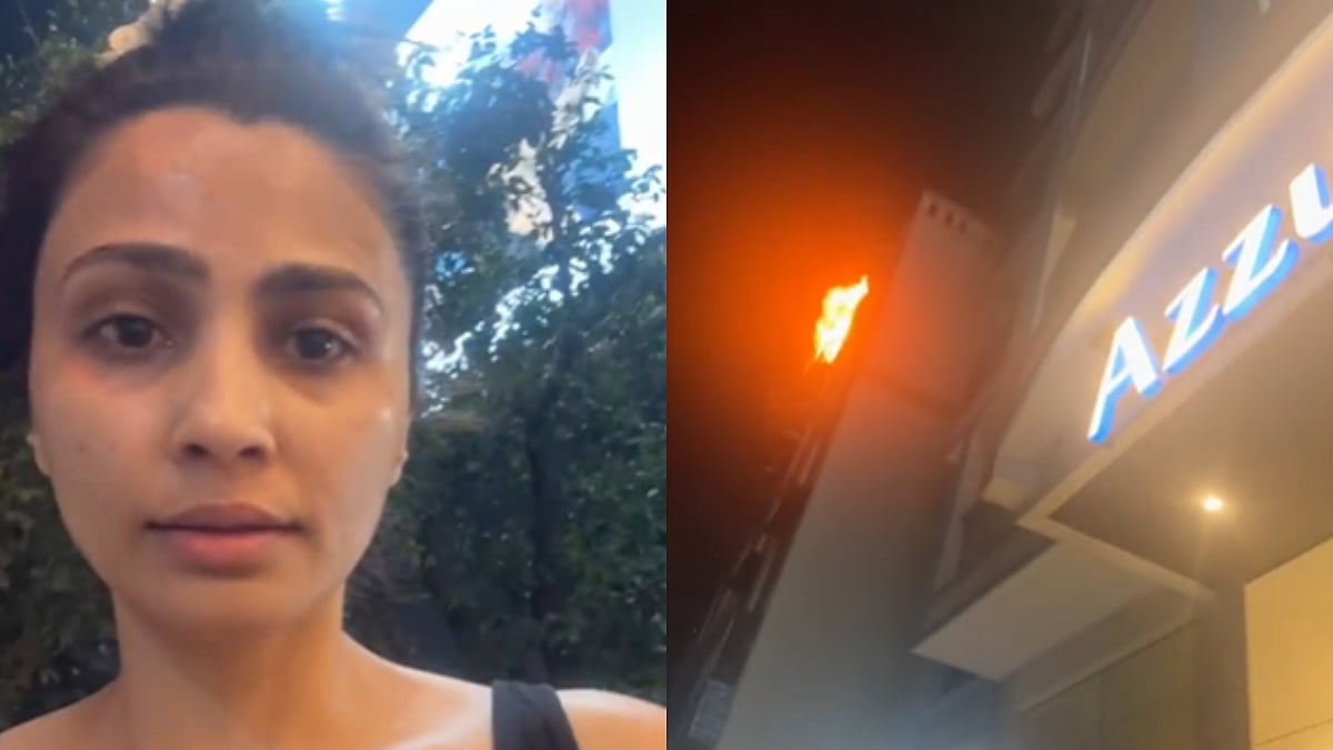 BMC Election 2026: Building Next To Daisy Shah's House Catches Fire, Actress Claims It Happened As Political Party Was Bursting Crackers During Campaigning - Watch SHOCKING Video 