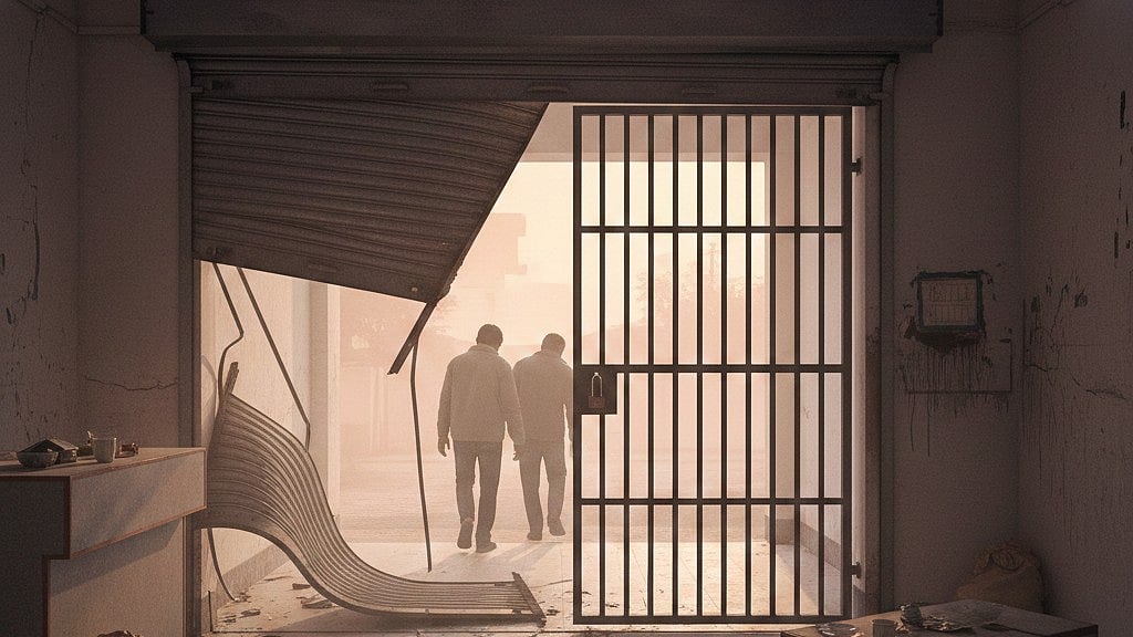 MP News: Thieves Fail To Break Security Gate Of Rural Bank In Satna, Return Empty-Handed