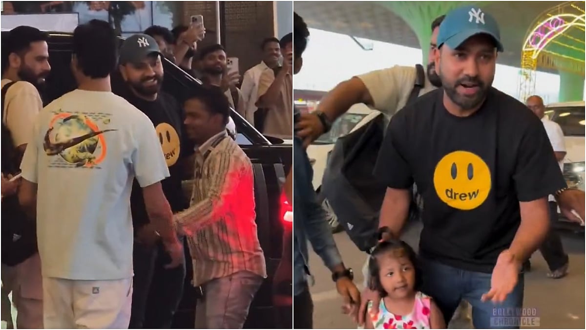 'Aise Bachhe Ko Beech Mein Mat Lao': Rohit Sharma Reacts After Bumping Into Small Girl At Mumbai Airport | VIDEO 