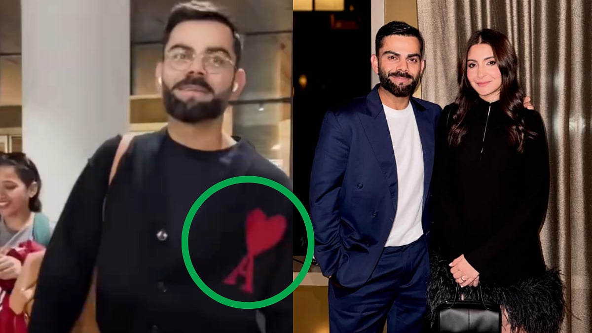 Fans Go Crazy Over Virat Kohli's Mumbai Airport Look As They Spot Special 'Heart' Tribute To Anushka Sharma Ahead Of IND-NZ Series; VIDEO 