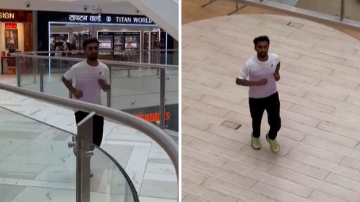'When Mumbai AQI Is 200+...': Viral Video Shows Man Running Inside Mall Due To Poor Air Quality Citywide; Netizens Laud Move 