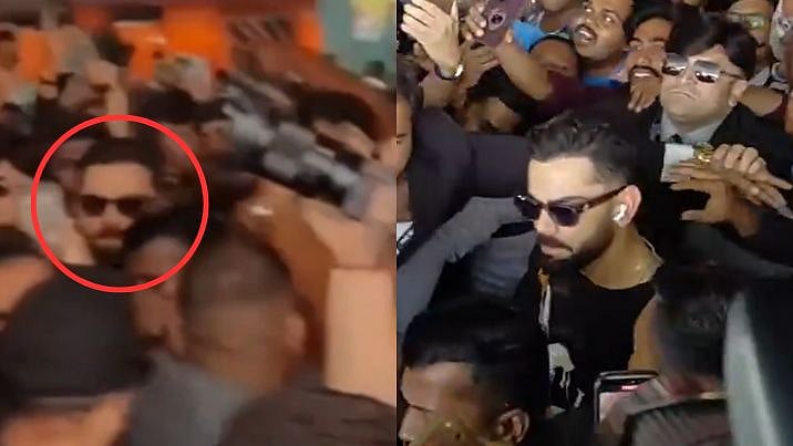 'Kohli, Kohli..': Fans Mob Star Batter At Vadodara Airport Ahead Of IND Vs NZ ODI Series In Viral...