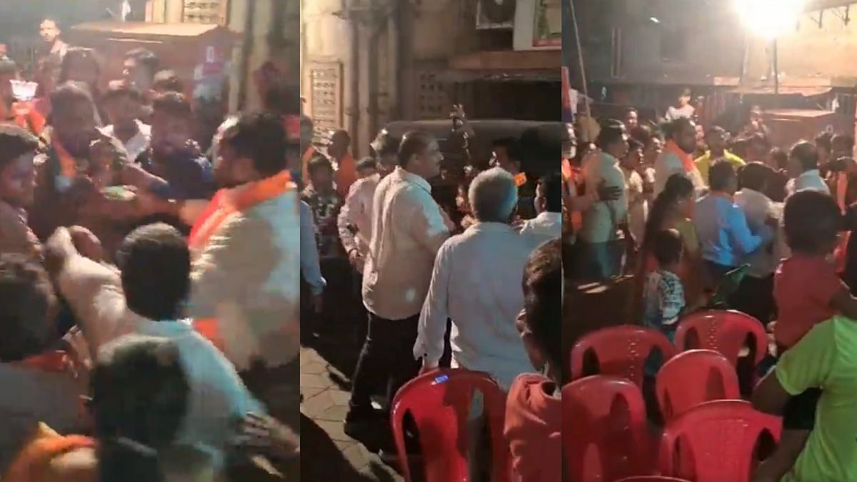 BMC Elections 2026: BJP, Shiv Sena (UBT) Workers Clash At Mumbai's Chandivali During Campaigning; Video Viral 