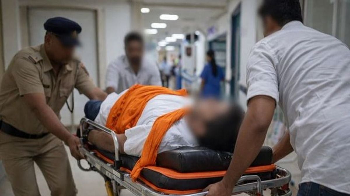 Haji Salim Qureshi, the Shiv Sena (Eknath Shinde faction) candidate, was allegedly attacked with a knife. | X @np_nationpress