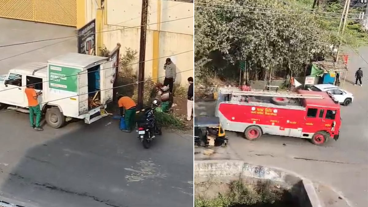 Bhopal News: Gas Pipeline Damaged During Digging In Shahpura; Road Blocked, Fire Brigade Called--...