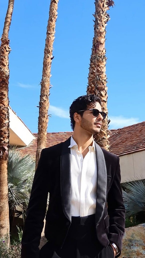 Ishaan Khatter Brings Modern Menswear Cool To Palm Springs Film Festival In Cropped Blazer Look