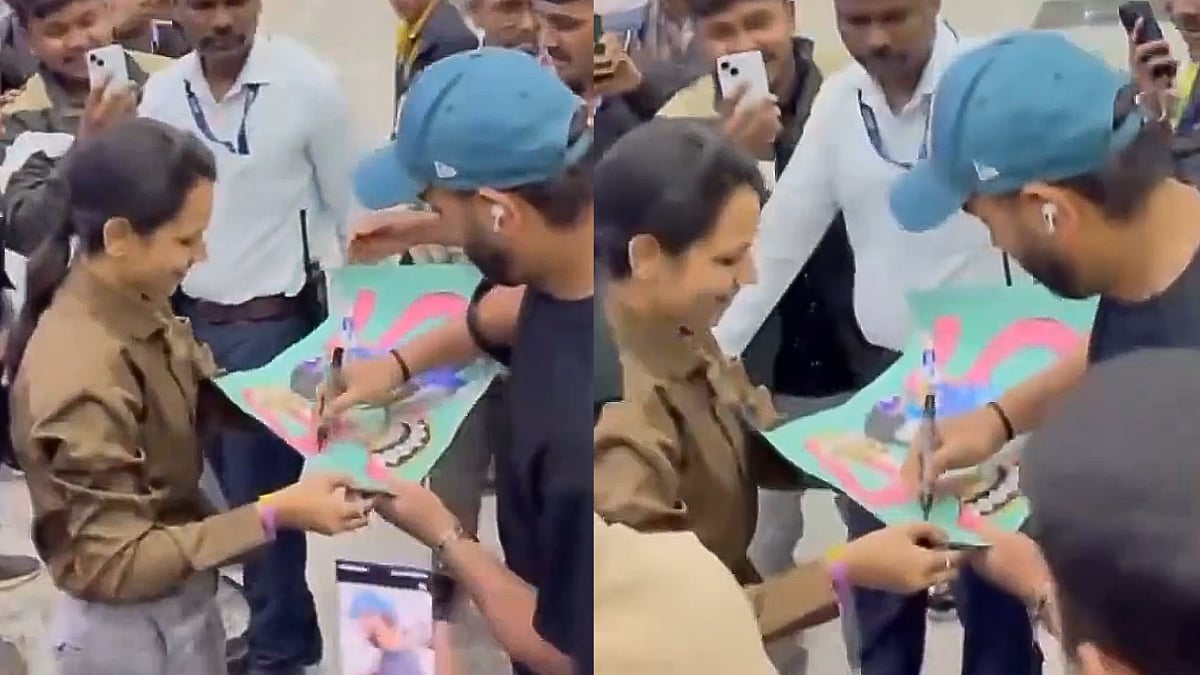 Heartwarming Scenes! Rohit Sharma Signs Autograph On A Fan's Poster Ahead Of IND Vs NZ 1st ODI; Video