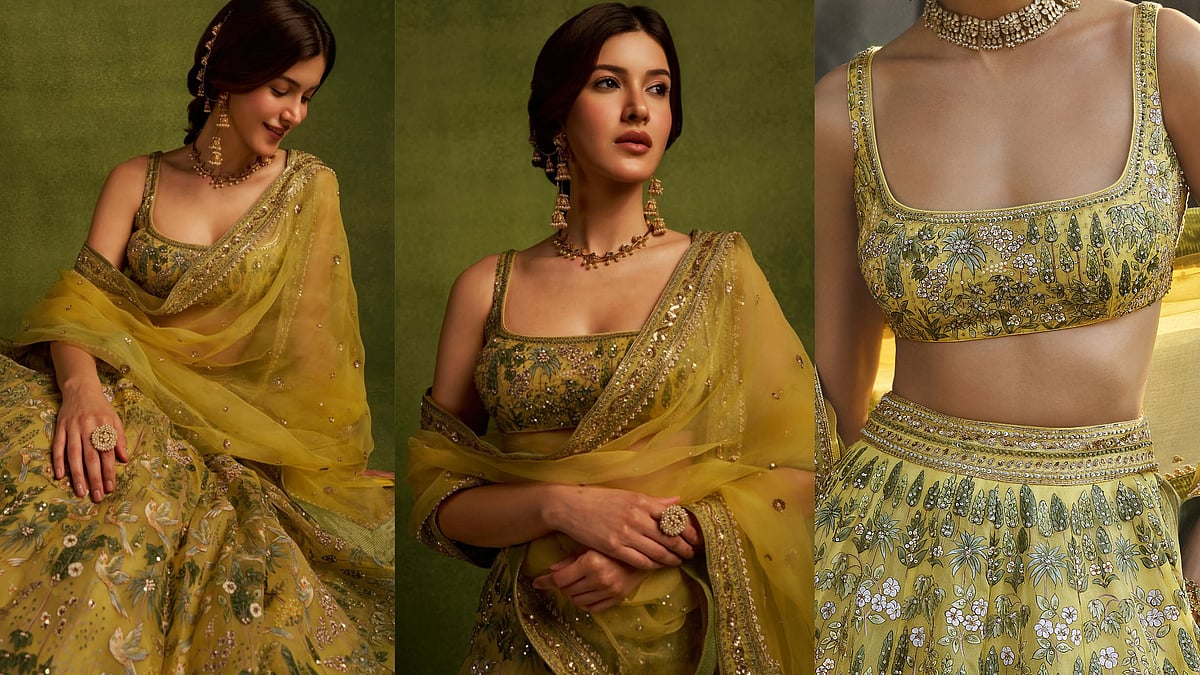 Shanaya Kapoor Wows Fans In ₹719,500 Hand-Painted Lehenga, Pictures Inside 