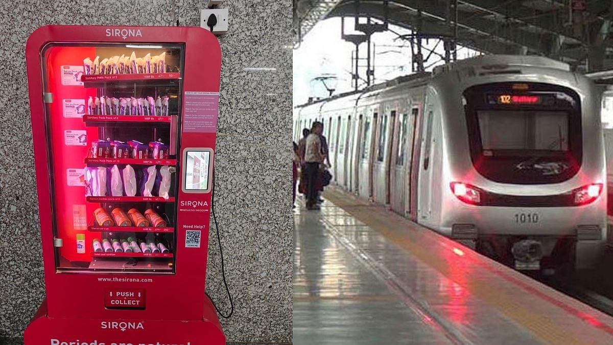 Mumbai Metro One Installs Affordable Menstrual Hygiene Vending Machines At 12 Stations Between Ghatkopar & Versova 