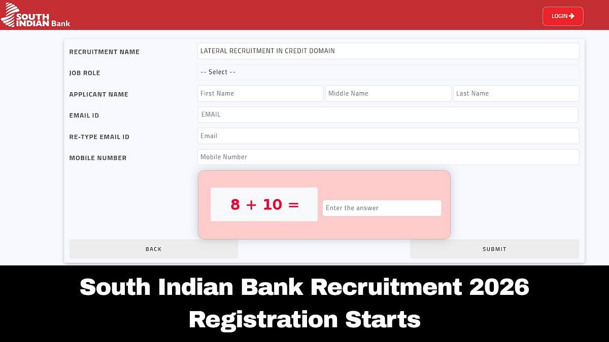 South Indian Bank Recruitment 2026: Application Process Underway; Check Selection Process & Other Details Here 
