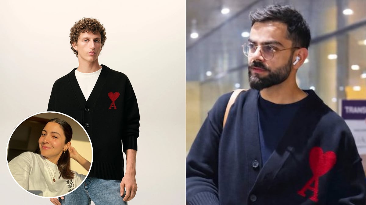 Is The Letter 'A' On Virat Kohli's ₹65,700 Black Cardigan An Ode To Wife Anushka Sharma? Truth Revealed! 