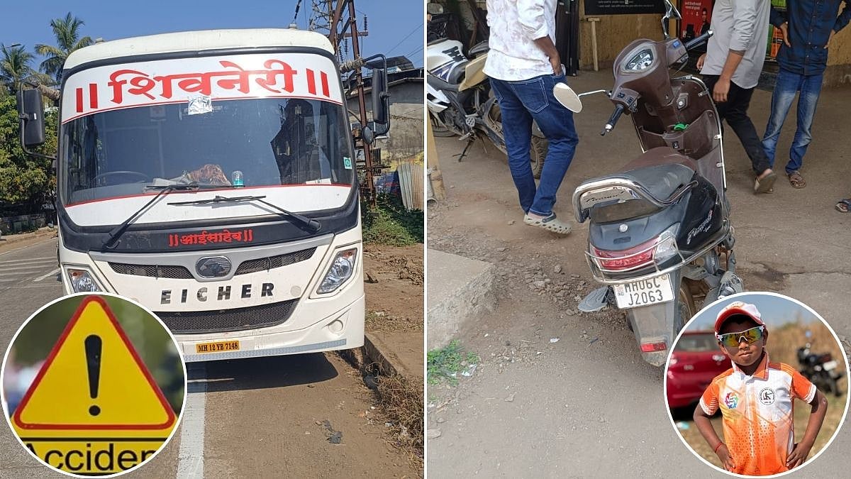 Navi Mumbai Tragedy: 8-Year-Old Boy Killed As Speeding Traveller Bus Hits Stationary Scooter In Mangaon; 3 More Die In Separate Accidents 