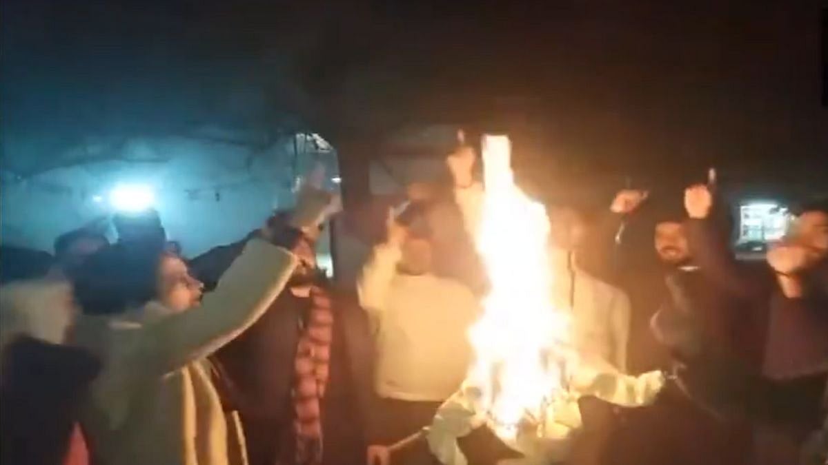 Delhi: ABVP Protests At JNU Campus Over Slogans Against PM Modi & Union Home Minister Amit Shah -...