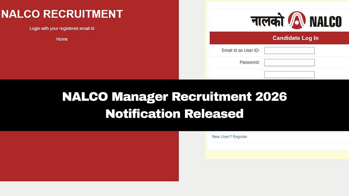 NALCO Manager Recruitment 2026: Notification For 48 Posts Released At nalcoindia.com; Check Salary Structure & Application Fees, Direct Link To Apply Here 