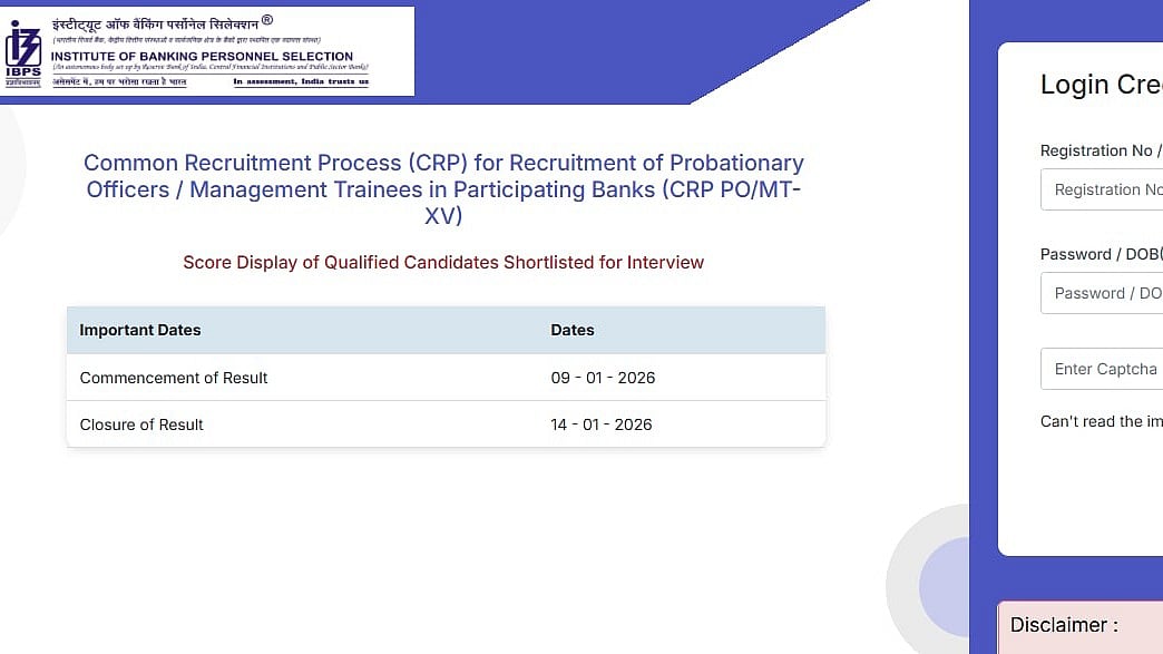 IBPS PO 2025 Scorecard Released For Interview Shortlisted Candidates At ibps.in; Download Mains Marks Before January 14 