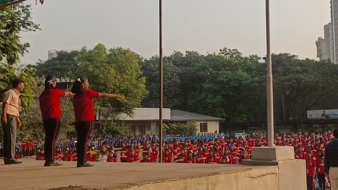 Over 13,000 Students In Ghansoli Take Voter Awareness Pledge Ahead Of NMMC Elections 2026 