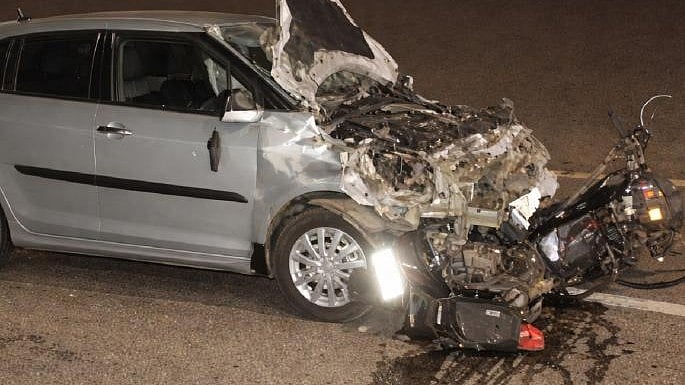 Latur: Car-Bike Collision Claims Three Lives On Kingao-Ambajogai Road