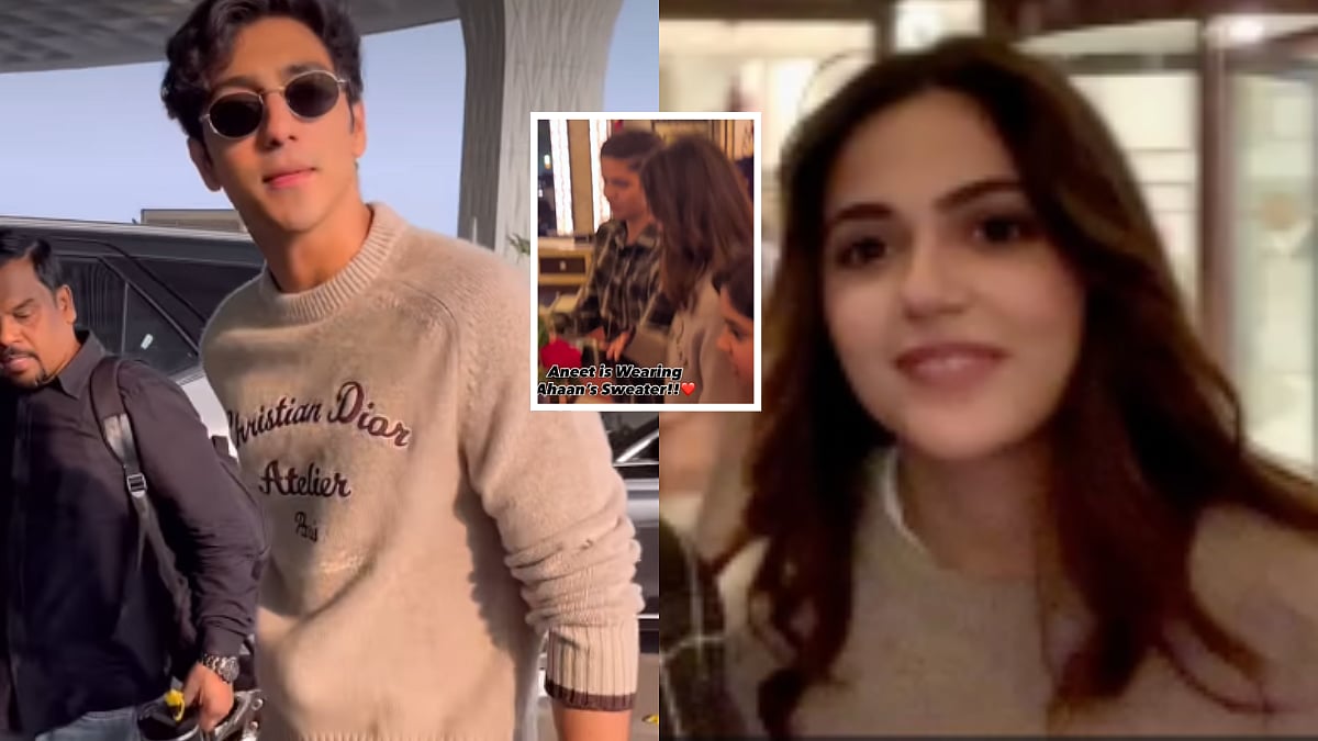 Aneet Padda Wears Rumoured Boyfriend Ahaan Panday's ₹67,000 Dior Sweater - Watch Viral Video 