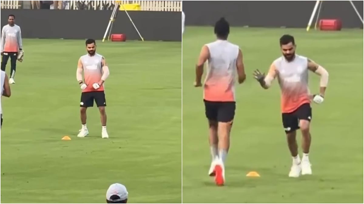 Virat Kohli Mimics Arshdeep Singh's Running Style During Practice Session Ahead Of IND Vs NZ 2026 1st ODI | Viral Video 