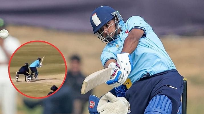 Full Video Of Sarfaraz Khan Smacking Abhishek Sharma For 30 Runs In An Over Goes Viral En Route Vijay Hazare Trophy Record 