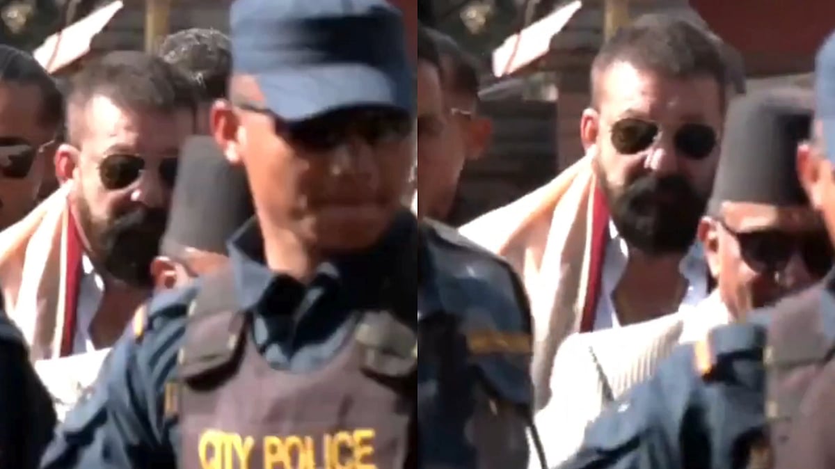 VIDEO: Sanjay Dutt Seeks Blessings At Pashupatinath Temple In Nepal Amid Tight Security As The Raja...