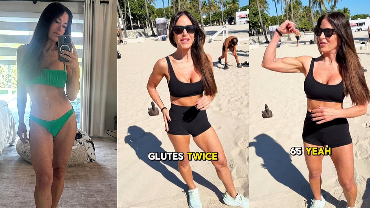 Taut Abs, Toned Biceps & Sculpted Bod; Can You Believe That This 65-Yr-Old US Mom Has A 36-YO Daughter? 