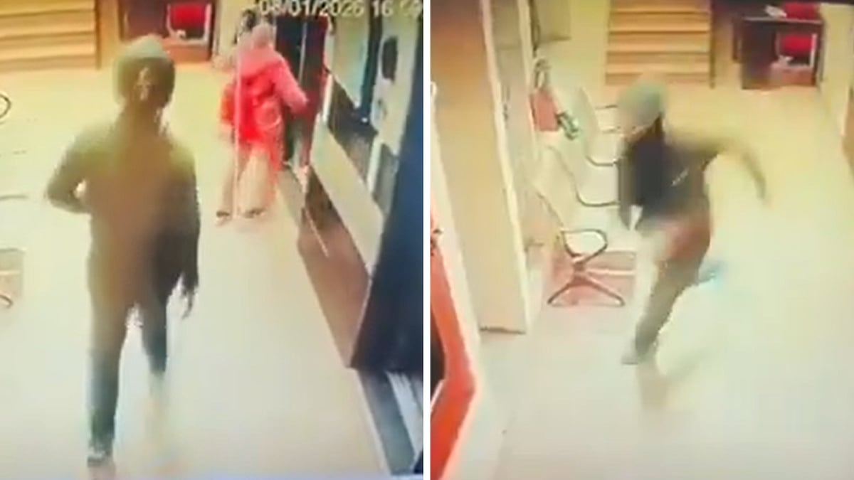 Delhi Chain Snatching Video: Man Tries To Steal Elderly Woman’s Chain Inside Greater Noida...