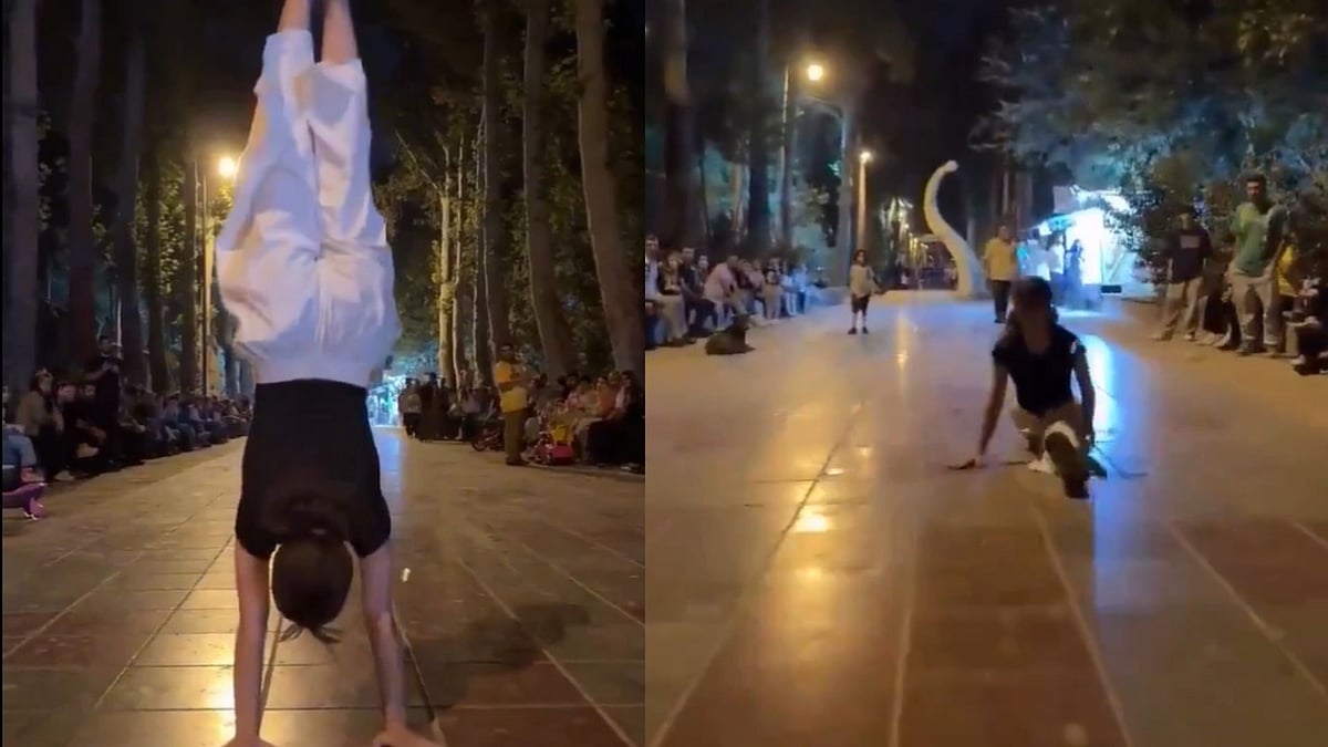Viral: Iranian Woman Performs Gymnastics In Public Without Hijab; Internet Applauds Her Courage To Defy Strict Islamic Regime 
