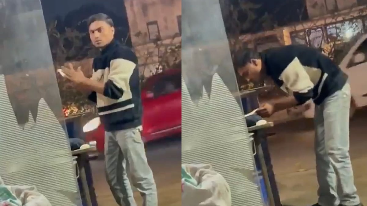 Ghaziabad Restaurant Staff Caught Spitting On Roti; Arrested After Video Goes Viral
