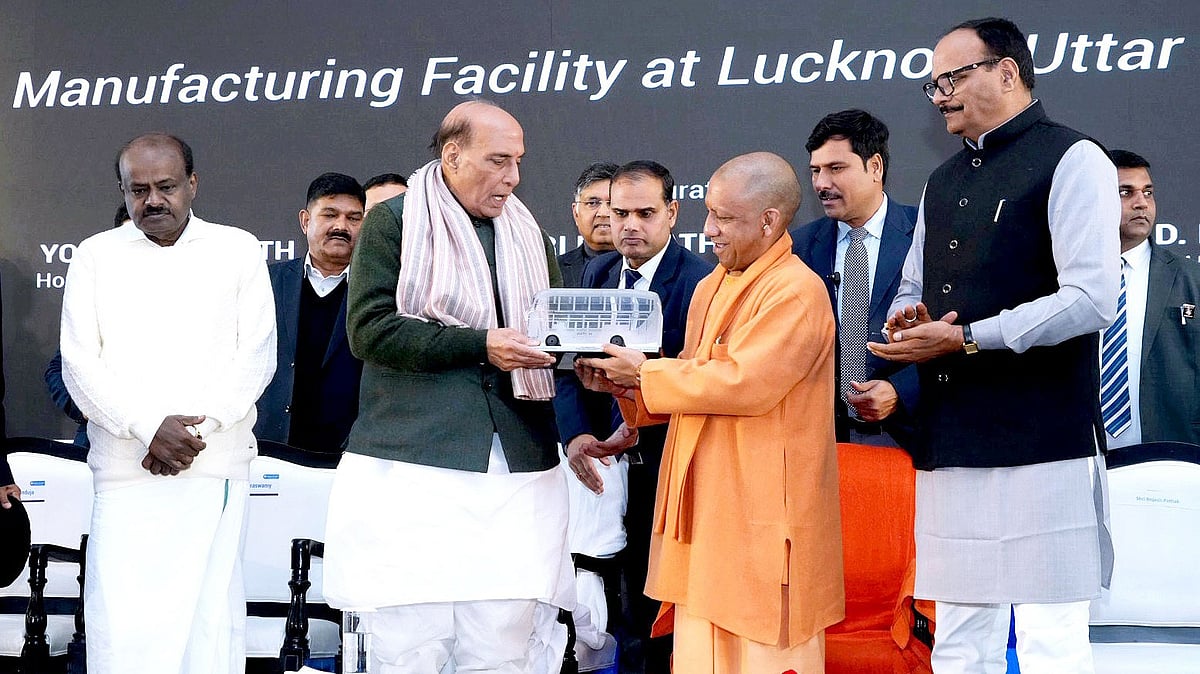 Defence Minister Rajnath Singh Calls Ashok Leyland EV Plant A Landmark For Uttar Pradesh