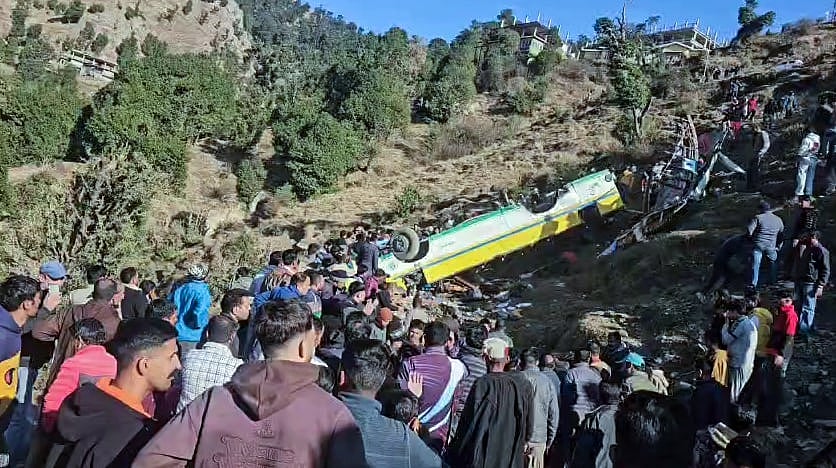 Himachal Pradesh: Death Toll Climbs To 14, Over 20 Injured In Sirmaur Bus Accident; Ex-Gratia Announced 