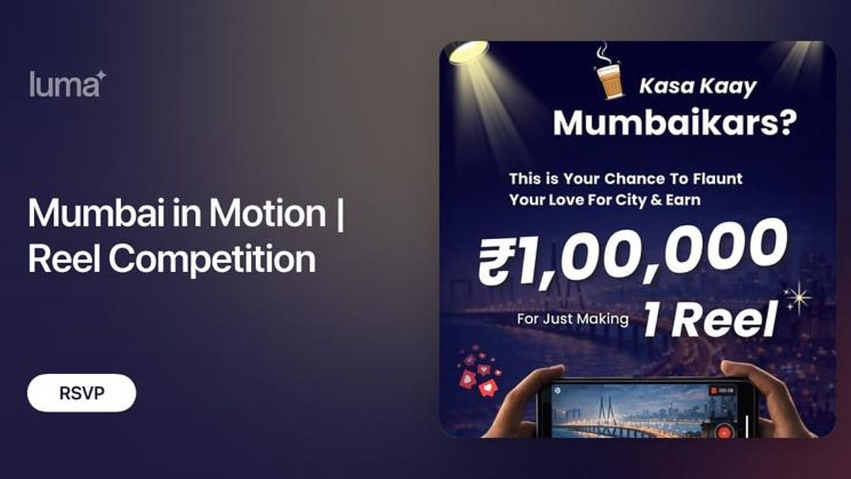 Content Creators Alert! Win ₹1,00,000 For Just 1 Reel: FPJ, In Association With Mumbai In Motion,...