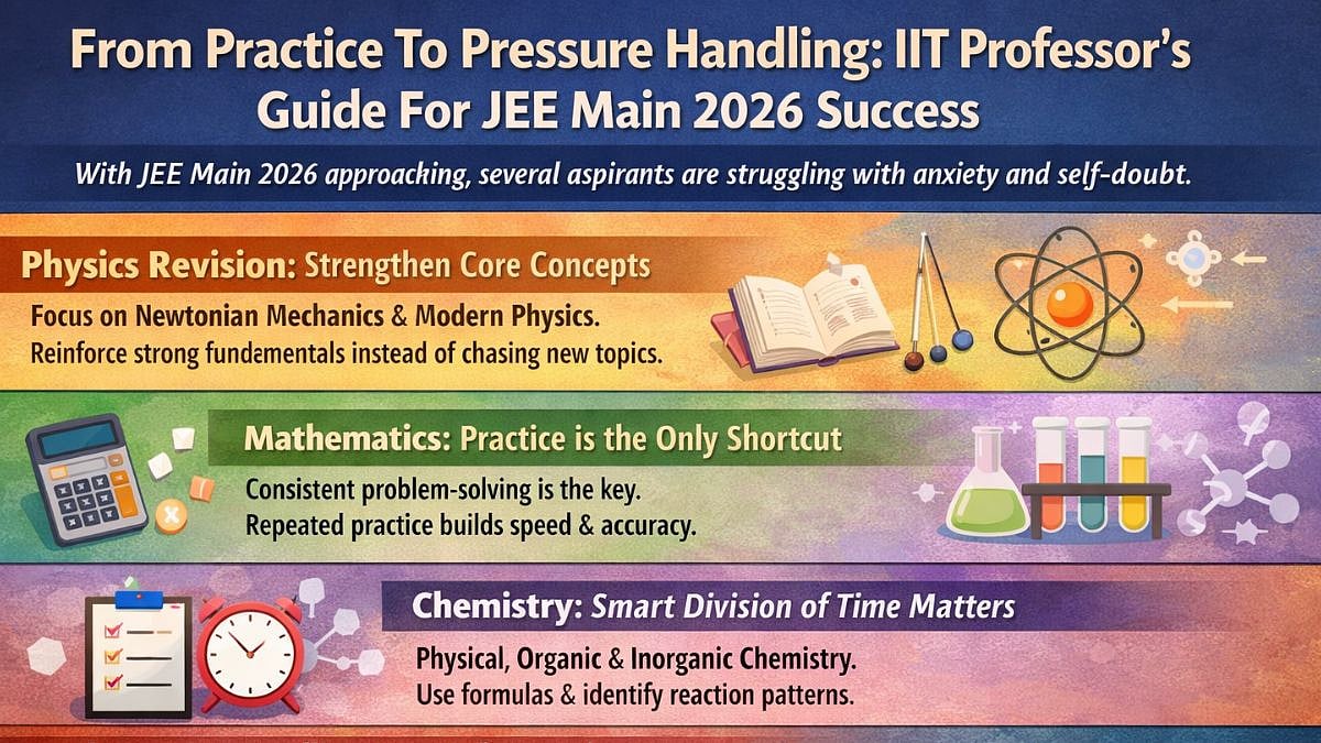 From Practice To Pressure Handling: IIT Professor’s Guide For JEE Main 2026 Success 