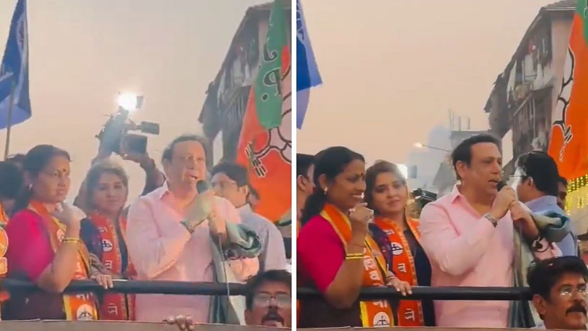 Mumbai BMC Elections 2026: Govinda Bats For Mahayuti, Attends Campaigning Rally For Shinde Sena Candidate In Kamathipura | Video 