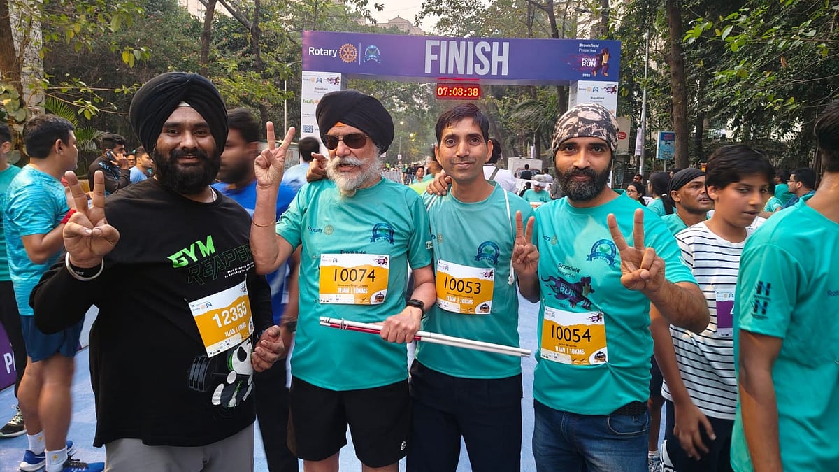 'Had Tears In My Eyes As I Crossed Finish Line': At 70, Visually-Impaired Mumbaikar Amarjeet Chawla Completes 100th 10K Run 