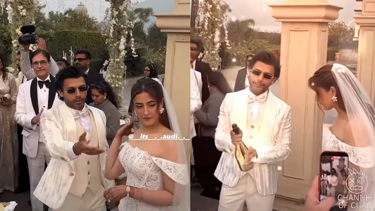 Nupoor Sanon & Stebin Ben Are Married: Unseen Wedding Video Of Groom Popping Champagne At White Wedding Goes Viral 