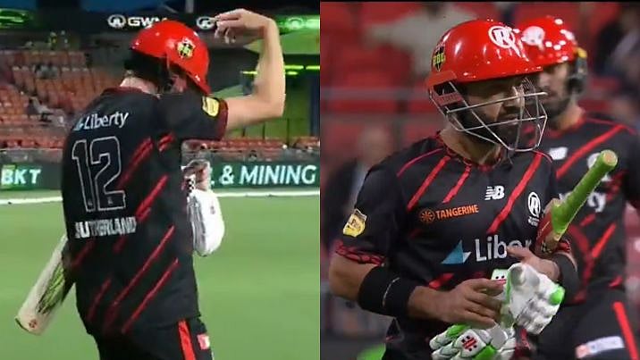'Global Embarrassment For Pakistan..': Netizens Troll Mohammed Rizwan After Pakistan Batter Is 'Retired Out' For Slow Batting In BBL Clash | VIDEO 