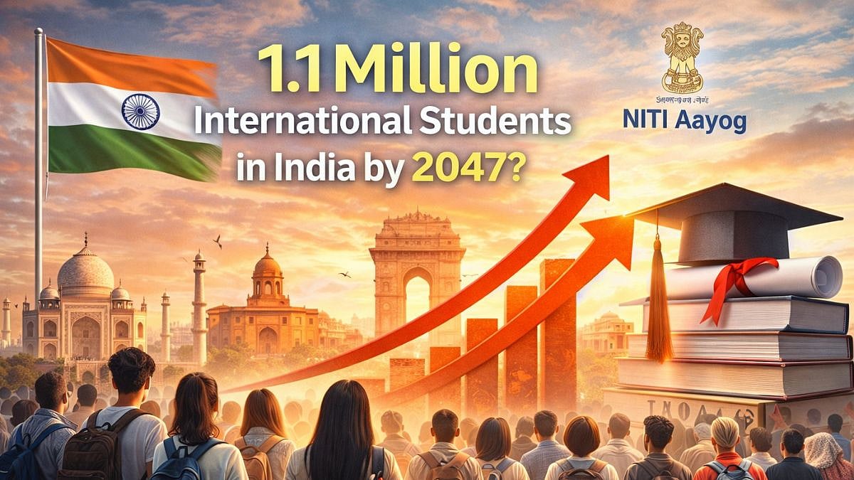 India Targets Global Education Hub Status By 2047; NITI Aayog Eyes 1.1 Million Foreign Students 